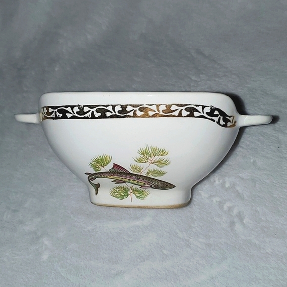 Longchamp Set of Two Rare Vintage Fish Design Bowls - Picture 10 of 16